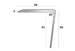 aluminium stair nosing