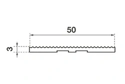 aluminium stair nosing