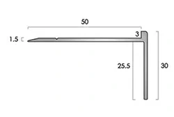 aluminium stair nosing