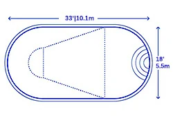 aluminum oval pool