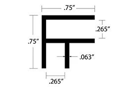 aluminium sign frame extrusion