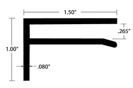 aluminium sign frame extrusion