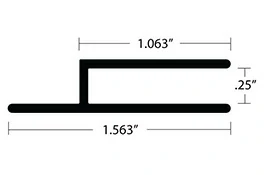 aluminium sign frame extrusion