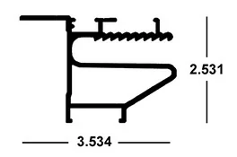 aluminium sign frame extrusion