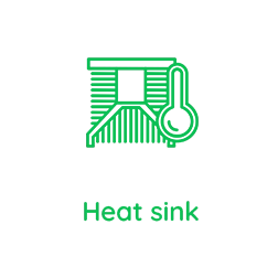 Heat sink icon